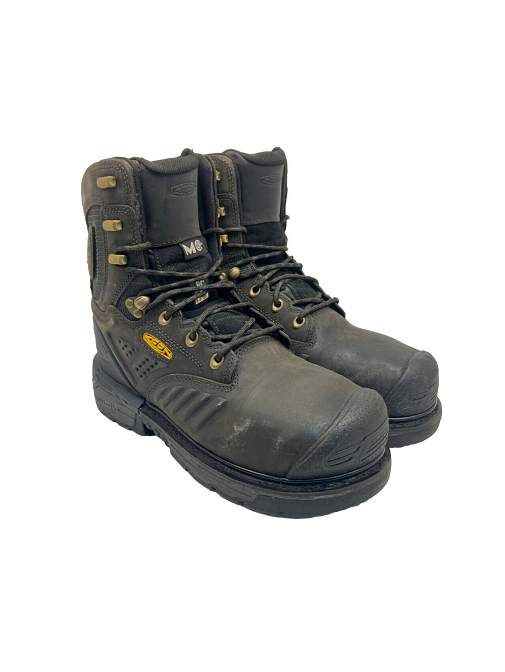 Keen Men's CSA Philadelphia+ 8" Insulated Boots Carbon-Fibre Toe Brown Size 8EE